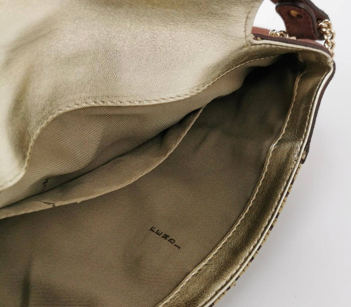 Fendi Canvas Chef Bag in Burgundy