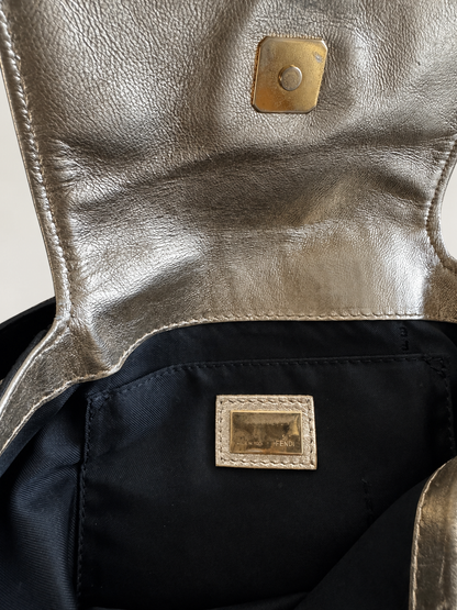 Fendi Canvas Chef Bag in Black
