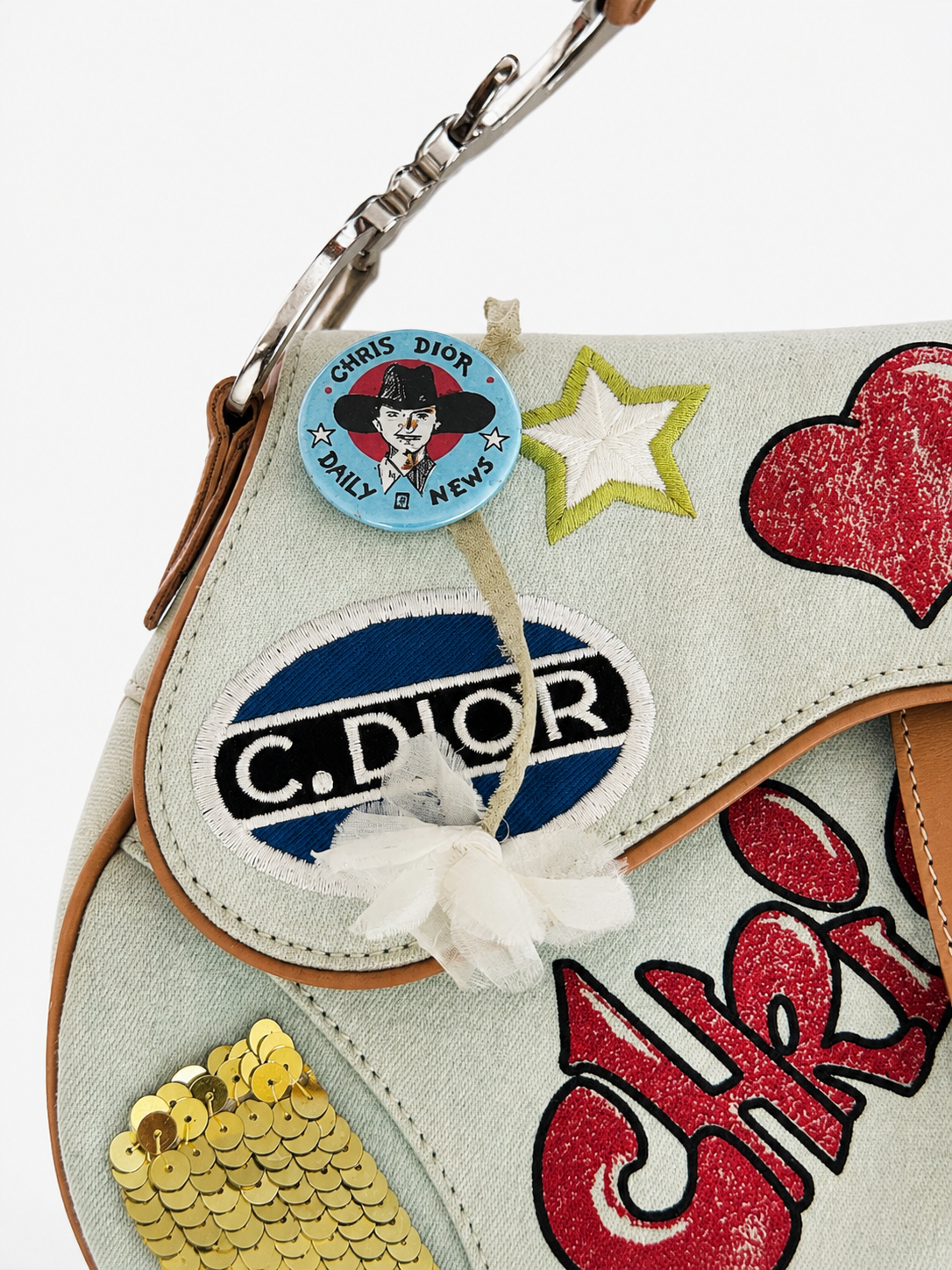 Christian Dior Speedway Miss Diorella Saddle Bag