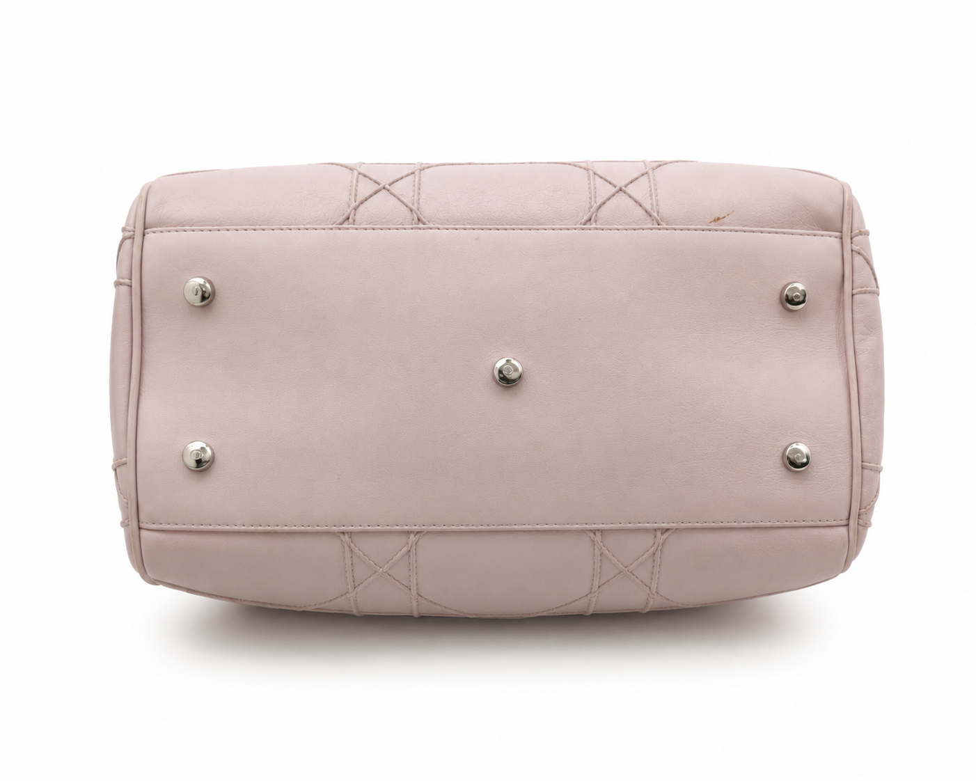 Christian Dior Granville Leather Bag in Pale Pink