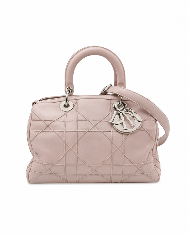 Christian Dior Granville Leather Bag in Pale Pink