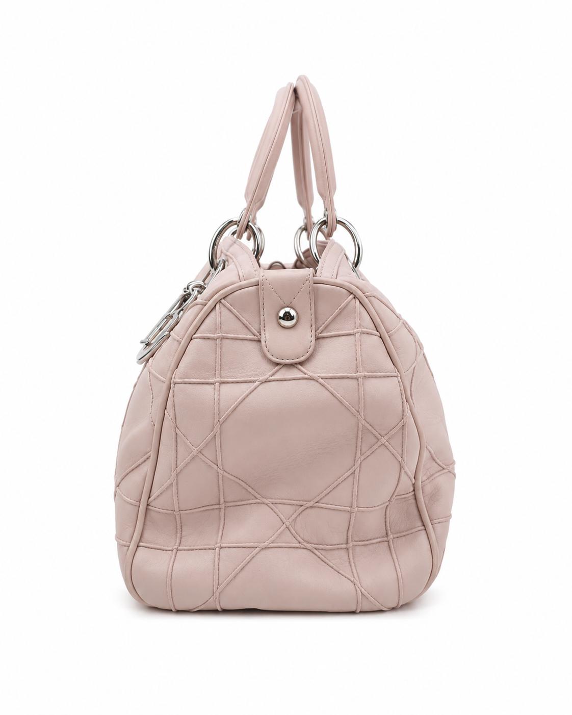 Christian Dior Granville Leather Bag in Pale Pink