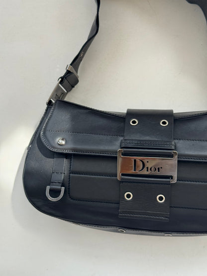Christian Dior Columbus Shoulder Bag in Black