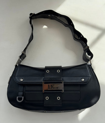 Christian Dior Columbus Shoulder Bag in Black
