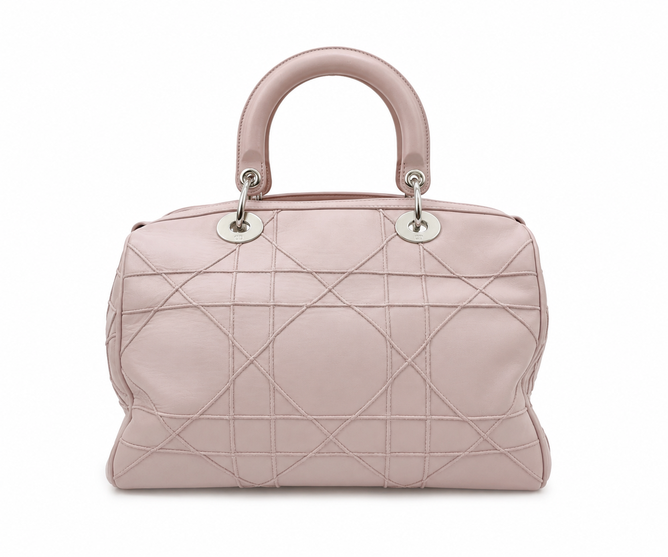 Christian Dior Granville Leather Bag in Pale Pink