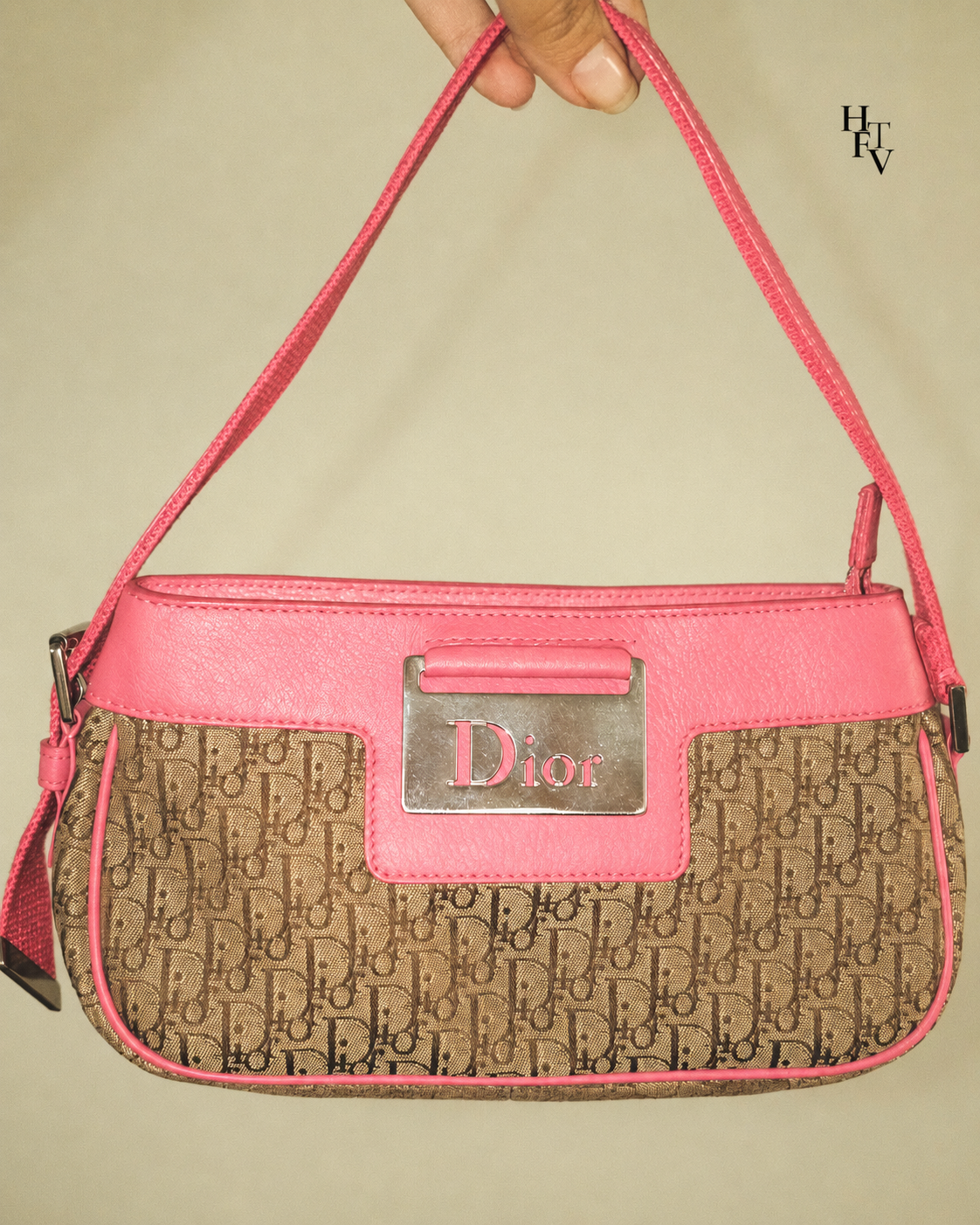 Christian Dior Trotter Bag in Beige