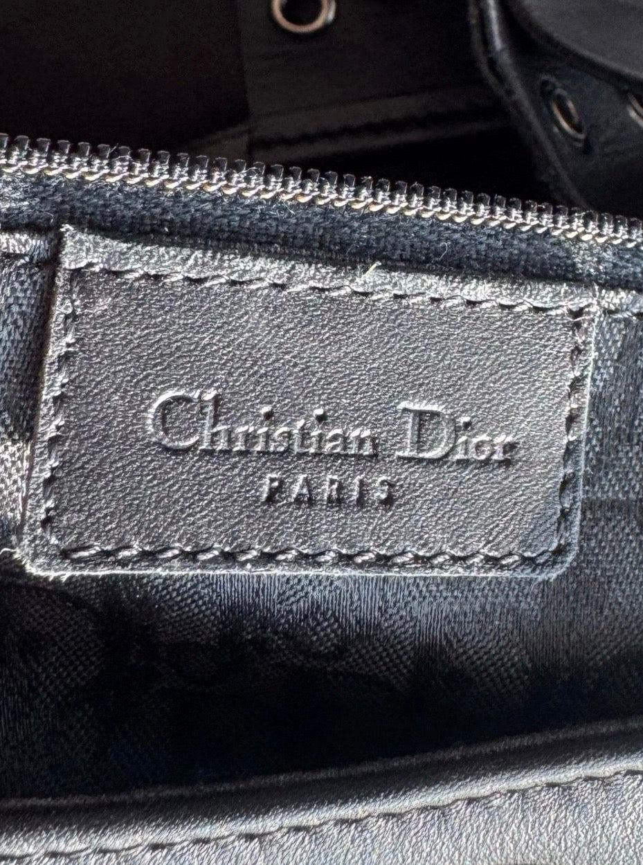 Christian Dior Columbus Shoulder Bag in Black