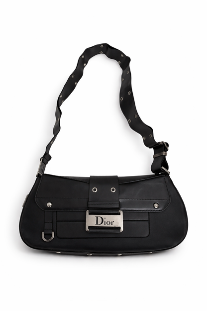 Christian Dior Columbus Shoulder Bag in Black