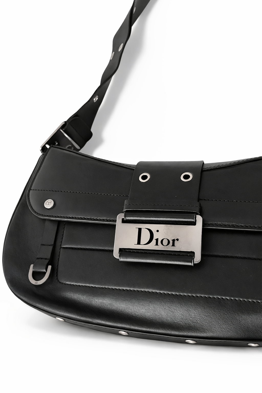 Christian Dior Columbus Shoulder Bag in Black