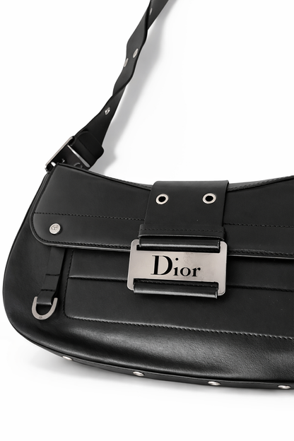 Christian Dior Columbus Shoulder Bag in Black