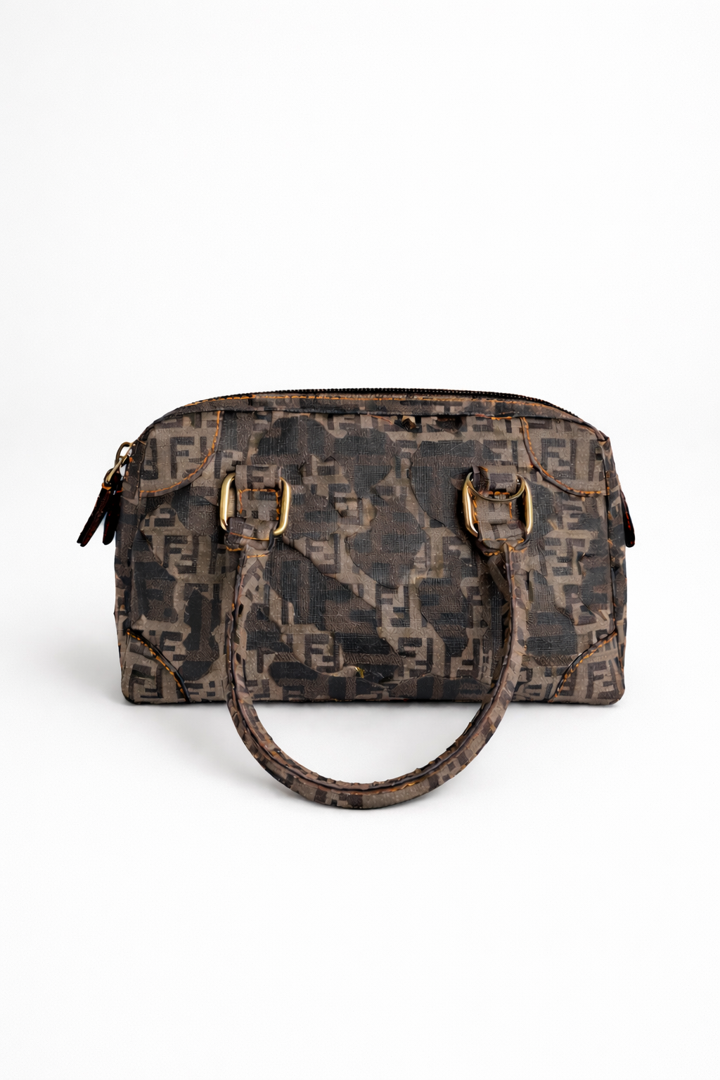 Fendi Zucca Camo Patchwork Bag