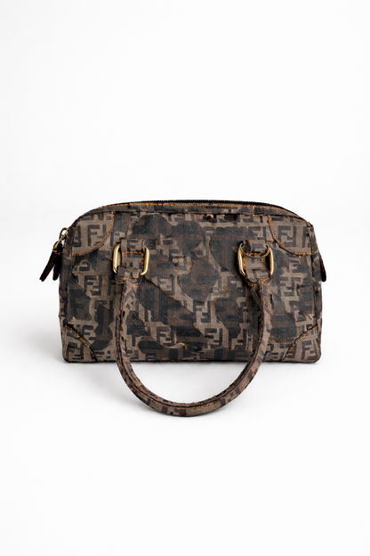 Fendi Zucca Camo Patchwork Bag