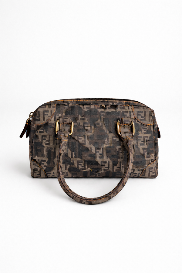 Fendi Zucca Camo Patchwork Bag