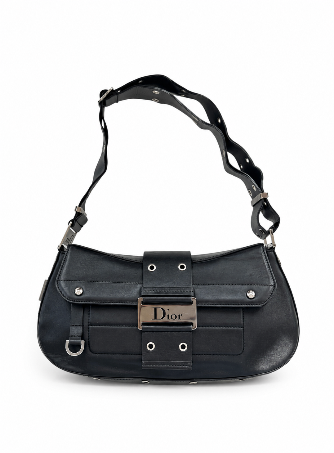 Christian Dior Columbus Shoulder Bag in Black