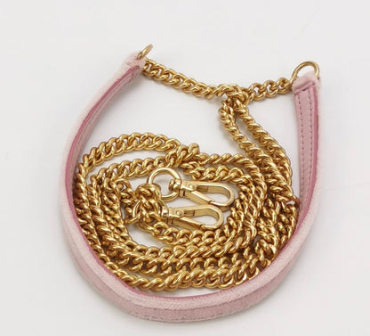 Fendi Mini Baguette in Pink Embossed Velvet