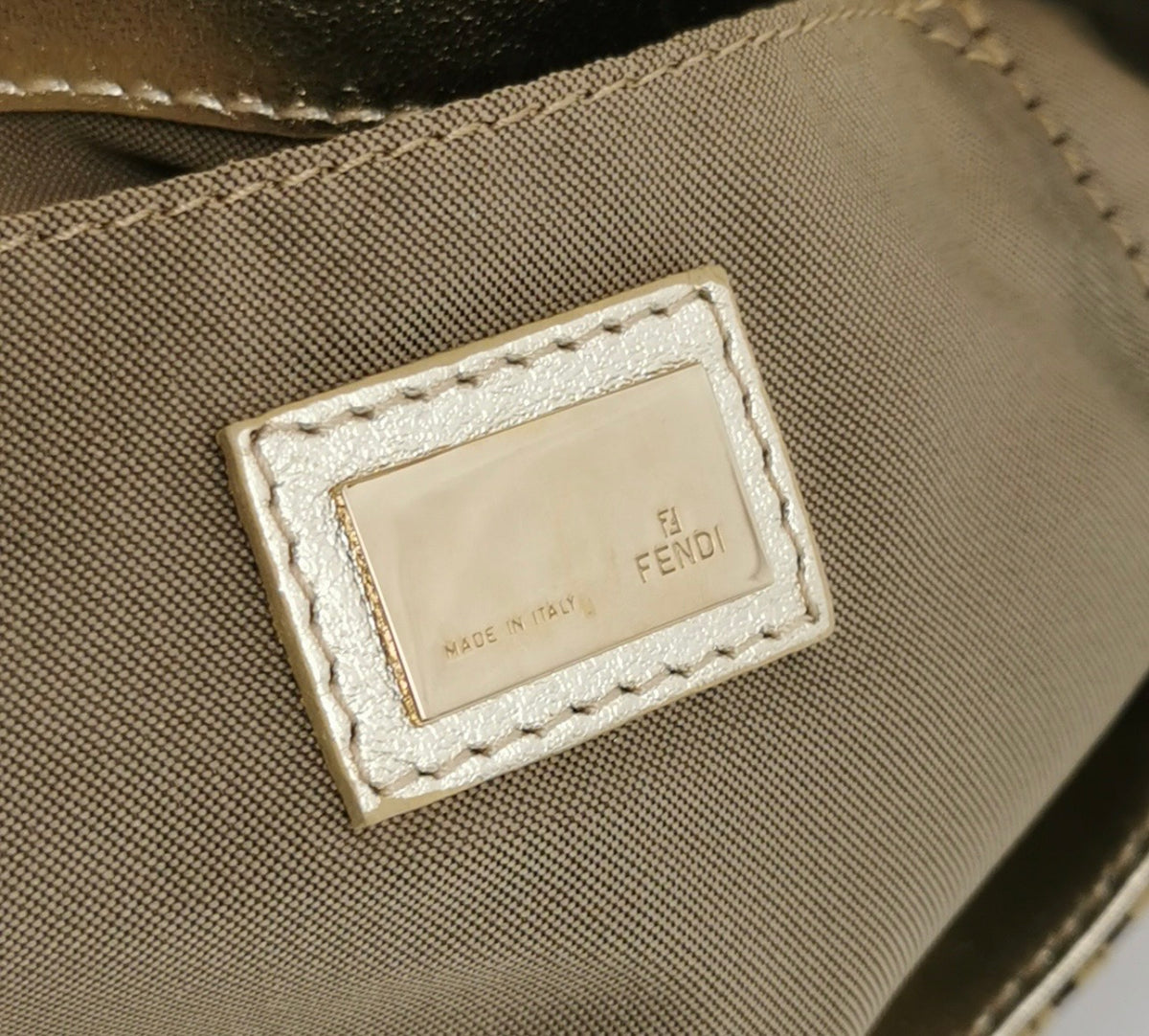 Fendi Canvas Chef Bag in Burgundy