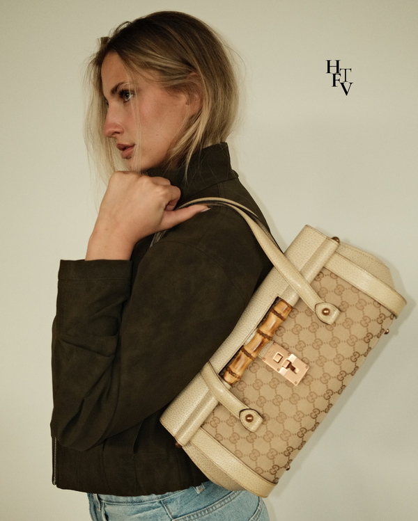 Gucci Bamboo Bag in Beige